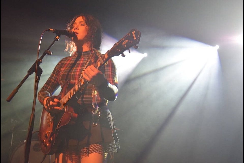 Ruby Waters performs at the Capital Ballroom on Nov. 26. (Brendan Mayer/News Staff)