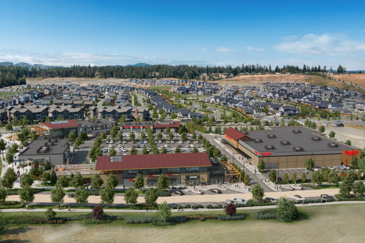 The master-planned Royal Bay community features The Commons, a vibrant new retail village opening in May, anchored by Quality Foods and Cascadia Liquor.