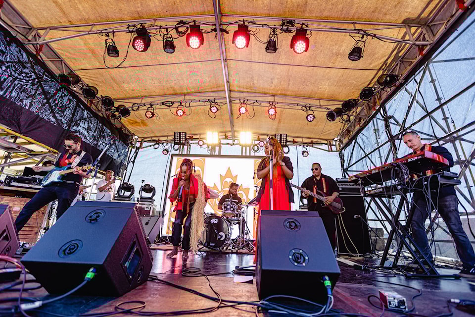 Performers on the main stage during a past Victoria Canada Day celebration. (Courtesy Blue Coast Event Group)