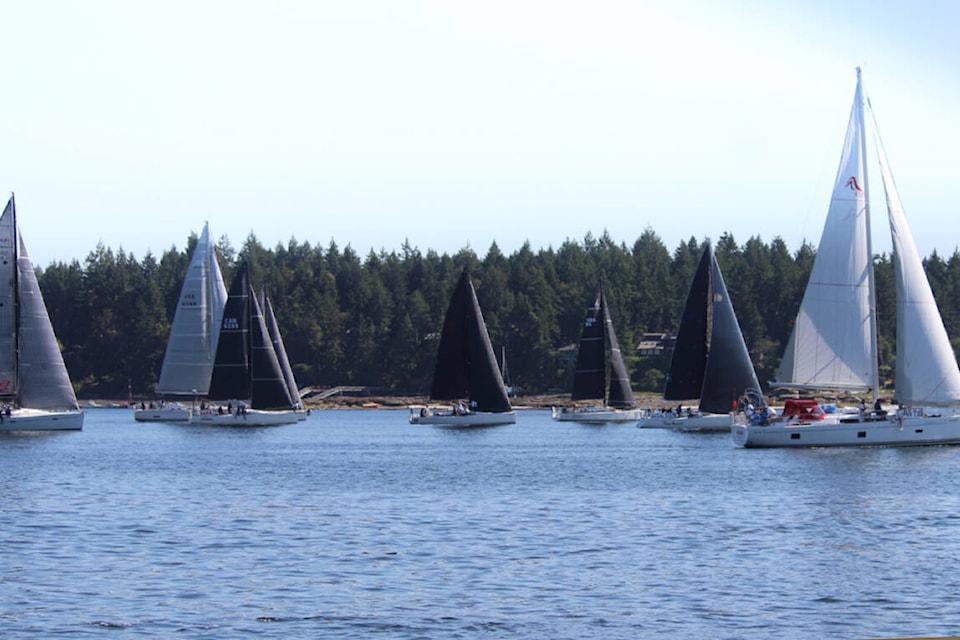 The Van Isle 360 International Yacht Race began from Nanaimo today, June 3. (Karl Yu/News Bulletin)