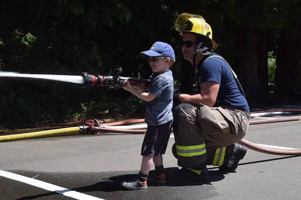 Colwood Fire Rescue held an open house Sunday (June 11). (Brendan Mayer/News Staff)