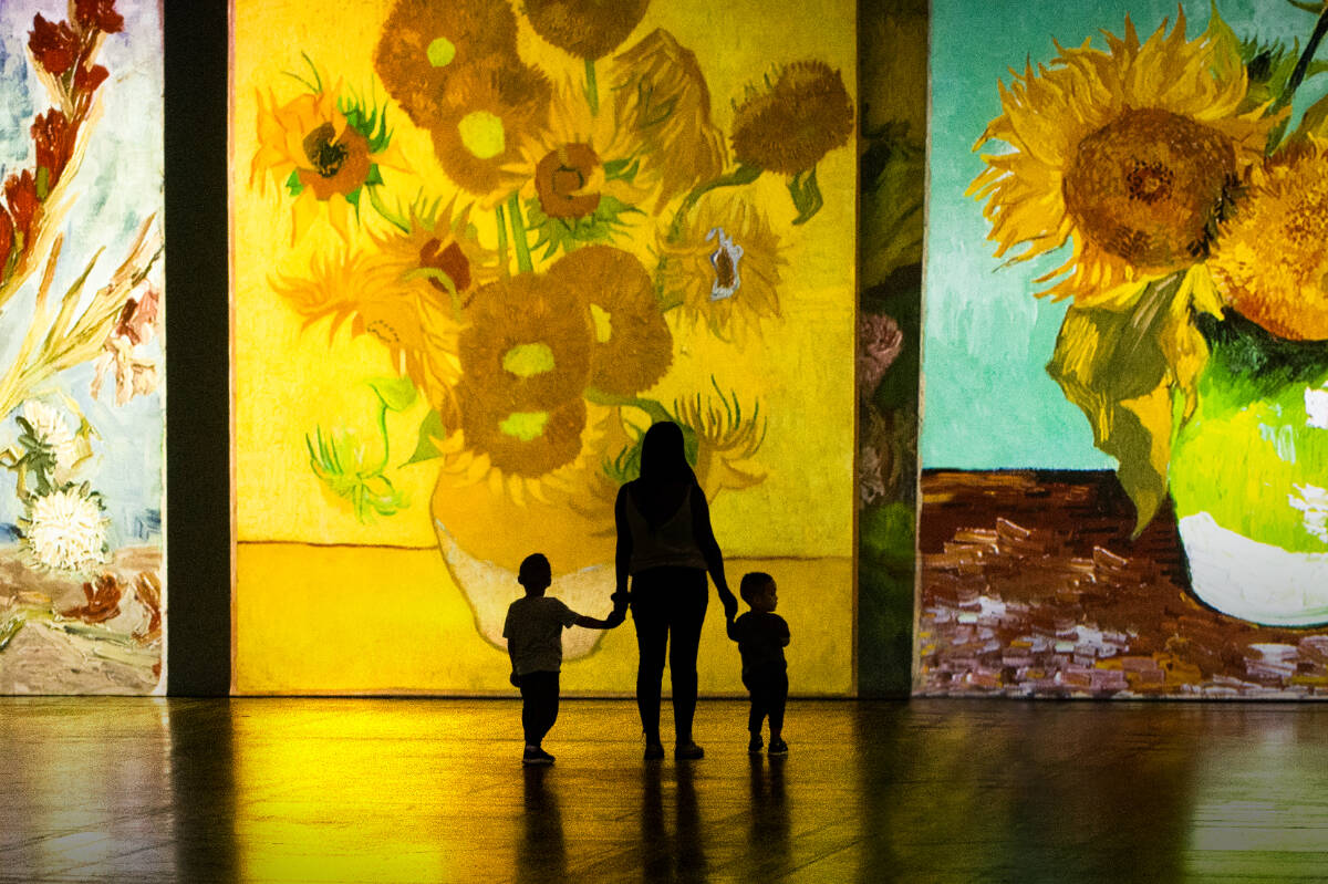 Visitors to Beyond Van Gogh will be transported through history, learning about the artists background, with his dreams, thoughts and words complementing his art. Paquin Entertainment photo