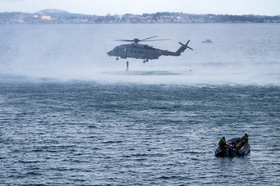 Dozens of divers from the Canadian Armed Forces and the Latvian Naval Forces participated in Exercise Roguish Buoy on Friday. Feb. 7.