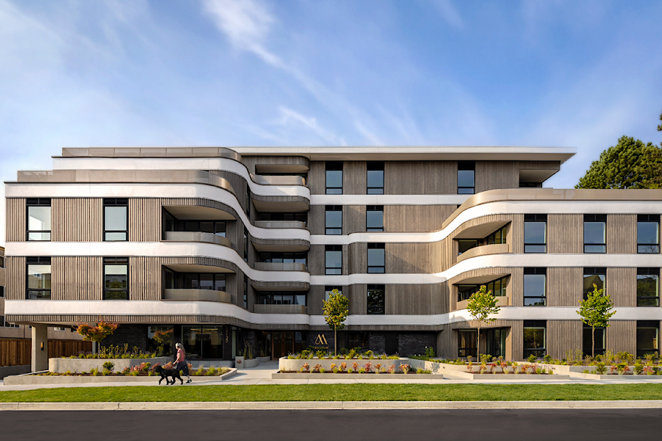 The Monashee on Burdett Avenue in Victoria won an award for Outstanding Purpose Built Rental Development on May 30.
