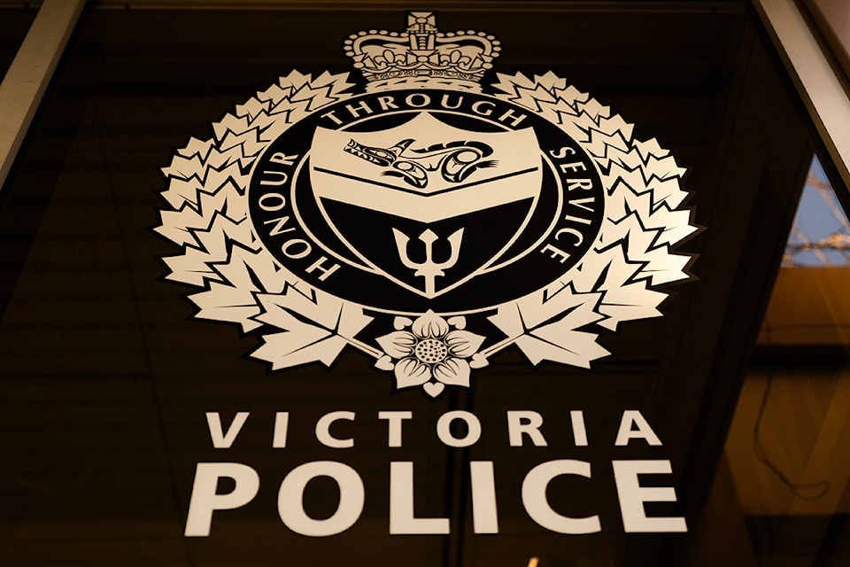 Graffiti targeting Victoria police officer spotted in Rock Bay