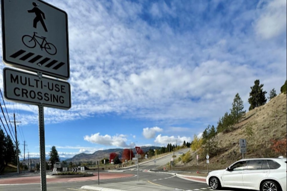 The final touches are being put on the Shannon Lake Road Active Transportation Corridor.