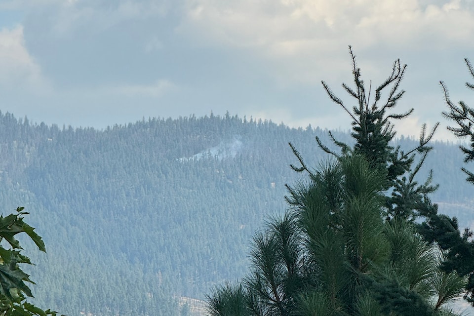 The Powers Creek wildfire above West Kelowna is being held, as of 11:26 a.m. on Aug. 13.