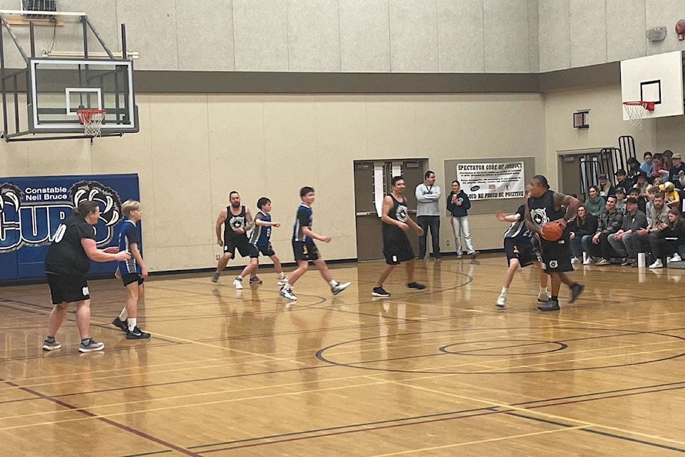 The third annual RCMP and Constable Neil Bruce (CNB) charity basketball game to raise awareness about Truth and Reconciliation took place at Constable Neil Bruce Middle School on Friday, Feb. 28.