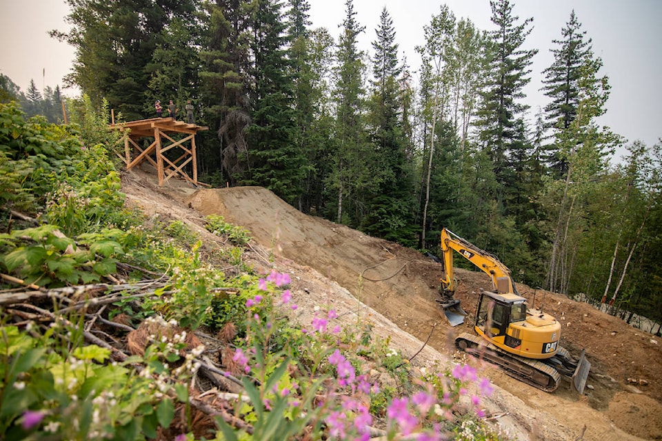 A view of the work on the Dark Horse course. (Tom Poole Photography)