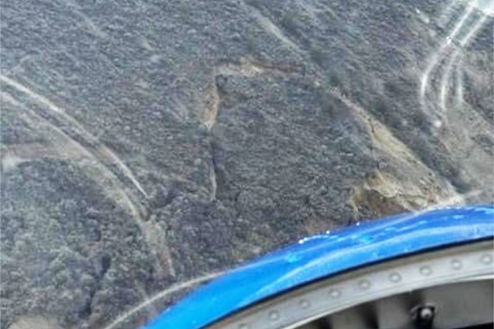 Experts predict more landslides in the coming days in the Farwell Canyon area. (TNG Government photo)