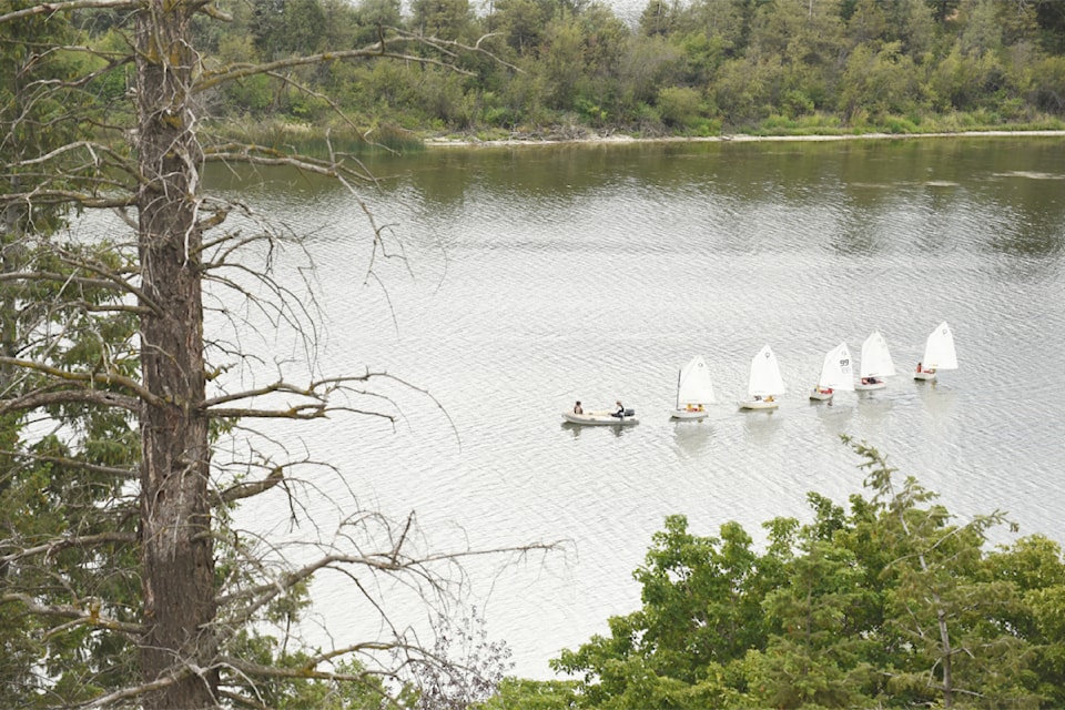 BC Sailing's Mobile Optimist Sailing School (MOSS) is in Williams Lake for two weeks to instruct sailing, water safety and more to youth.