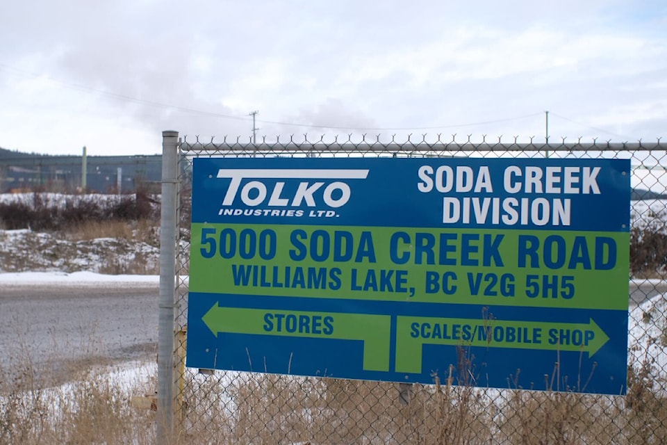 Tolko has announced layoffs at its Soda Creek and Lakeview mills in Williams Lake. 