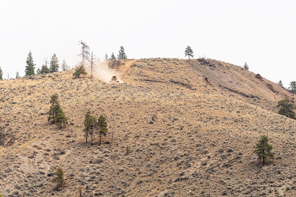 Constructing guard on the Shetland Creek Wildfire is ongoing.
