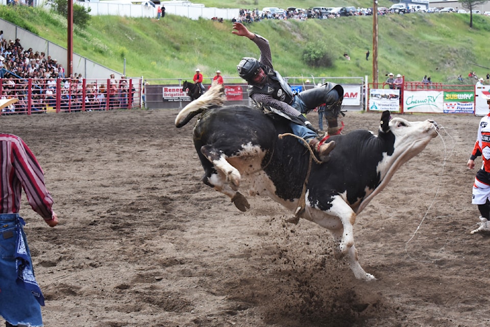 Saturday's performance of the 96th annual Williams Lake Stampede June 29, 2024. (Angie Mindus photo/Efteen)