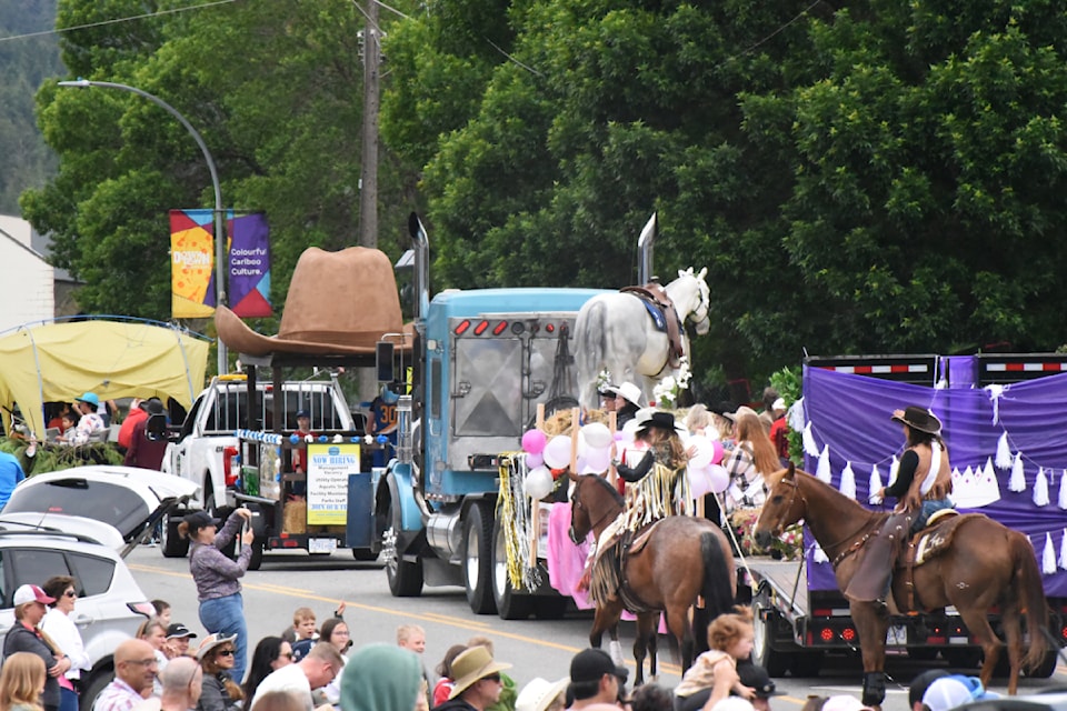 The Williams Lake Stampede Parade makes it way down Oliver Street Saturday, June 29. 