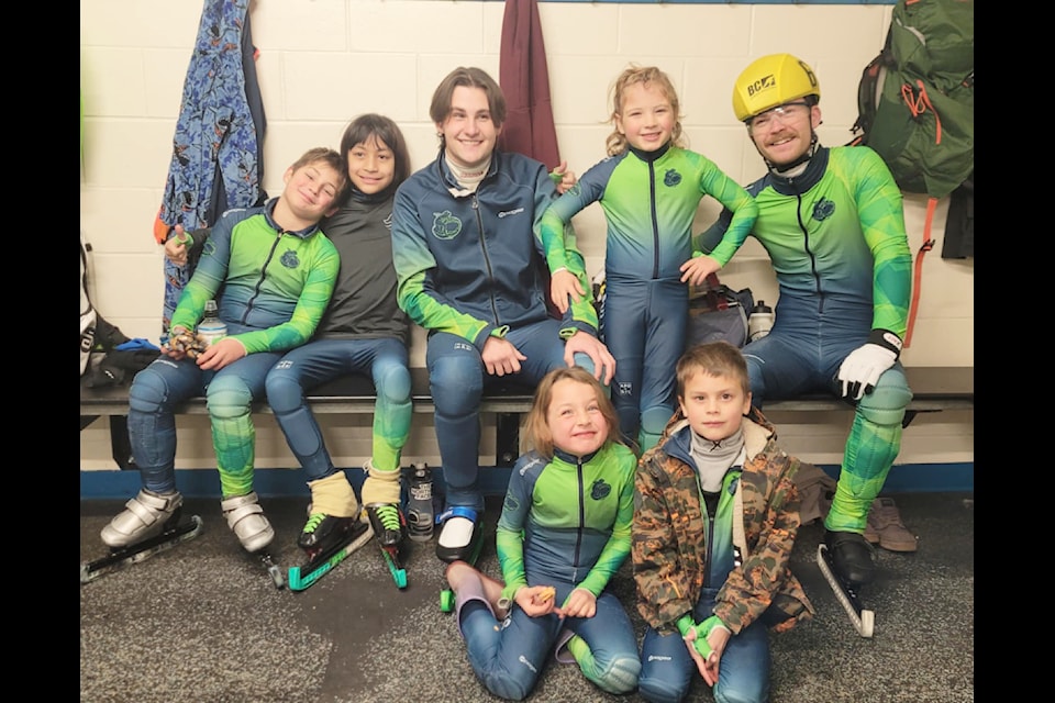 The Williams Lake Bullets return from a successful weekend at the Central Interior Challenge in Prince George. From left to right: Logan Kelly-Jalbert, Bhoomake Suapa, Kayden Ford-Jalbert, Matanna LaBounty-Jalbert, Emmett Jackson, 
Jay Routtu and Jacob McPherson.