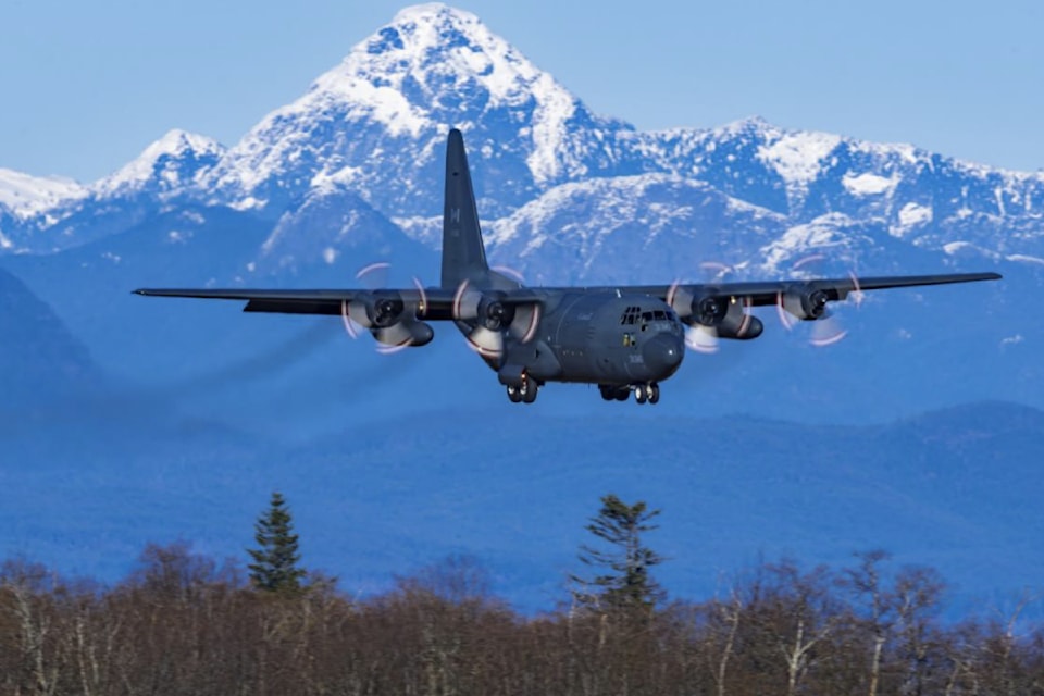 A CC-130H Hercules. 