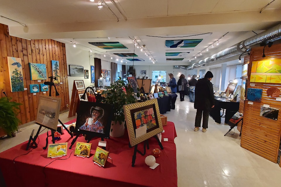 A fall painting and pottery show and sale is underway at the Central Cariboo Arts Centre in Williams Lake Friday, Nov. 1. 