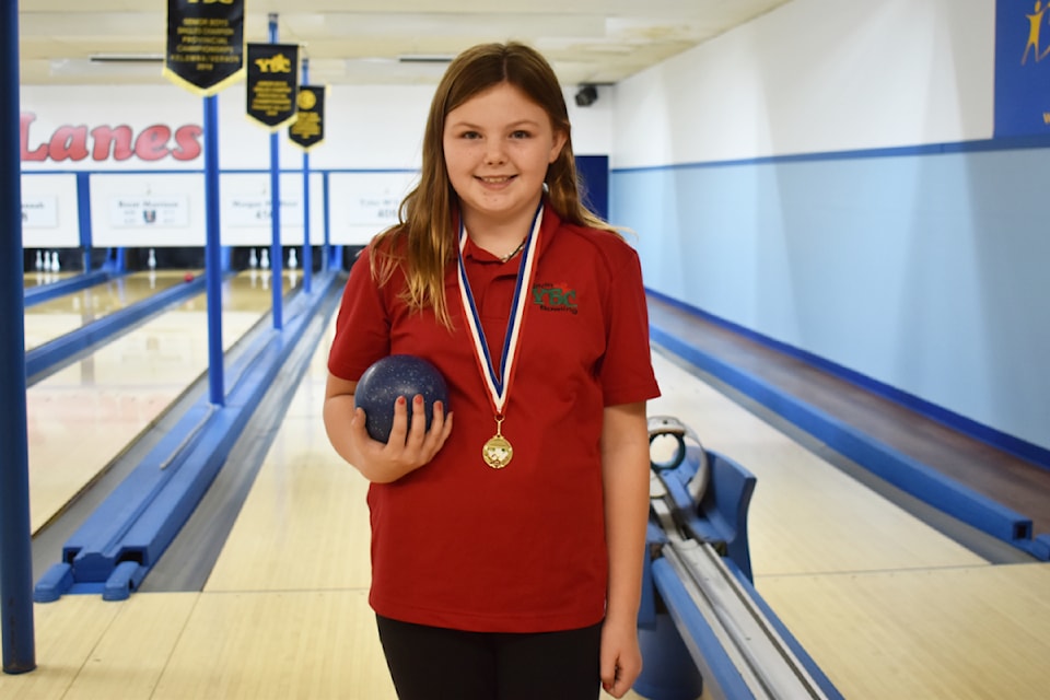 Williams Lake youth bowler Elsa Kunka won gold at provincials, and is off to the nationals in May 2025. 