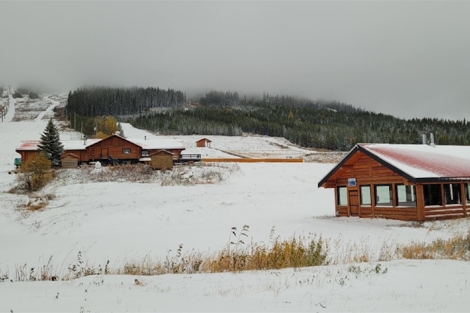 Mount Timothy Ski Hill already has some snow it received in mid-October. 