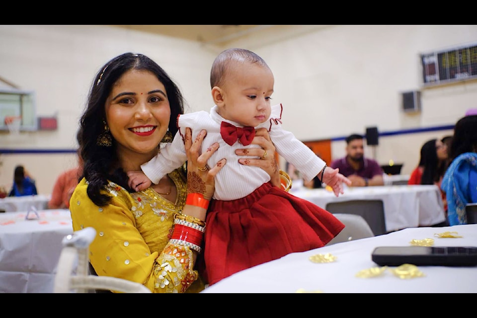 Amandeep Kaur at the 2024 Diwali celebration in Williams Lake. 