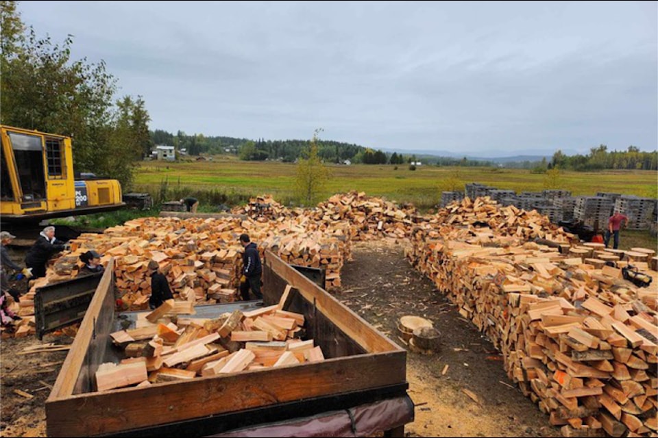 Horsefly was busy with the 4-H Club's firewood fundraiser held Sept. 21, 2024.