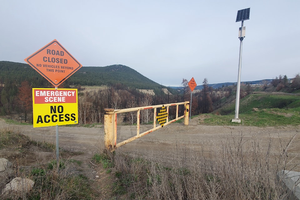 Access to the river valley will continue to be closed to the public. 
