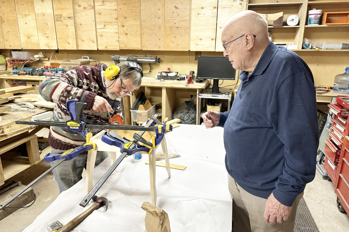 SMART 55: Replace bored with boards, try men’s sheds