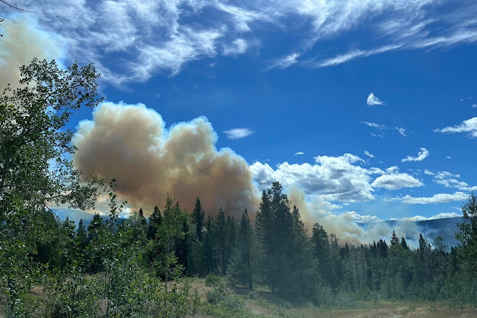 The Hotnarko Lake fire started Aug. 12, 2025 at a ranch in the Precipice Valley. 
