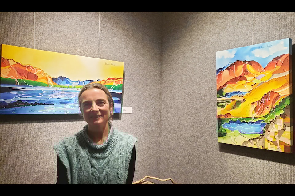 Art created by Catherine Roland is the latest exhibit at the Station House Gallery in Williams Lake. 