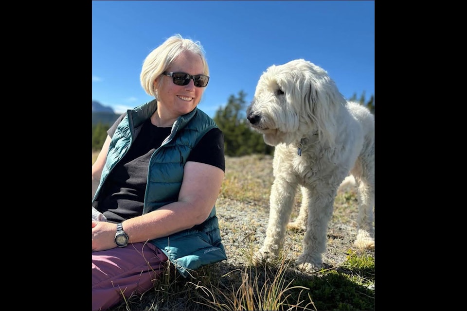 Kirsty Gartshore with her dog Bella, right. Bella has been missing since Nov. 2 in Williams Lake. 