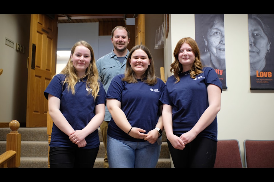 LCSS EMR students at the May 26 2025 SD 27 board meeting