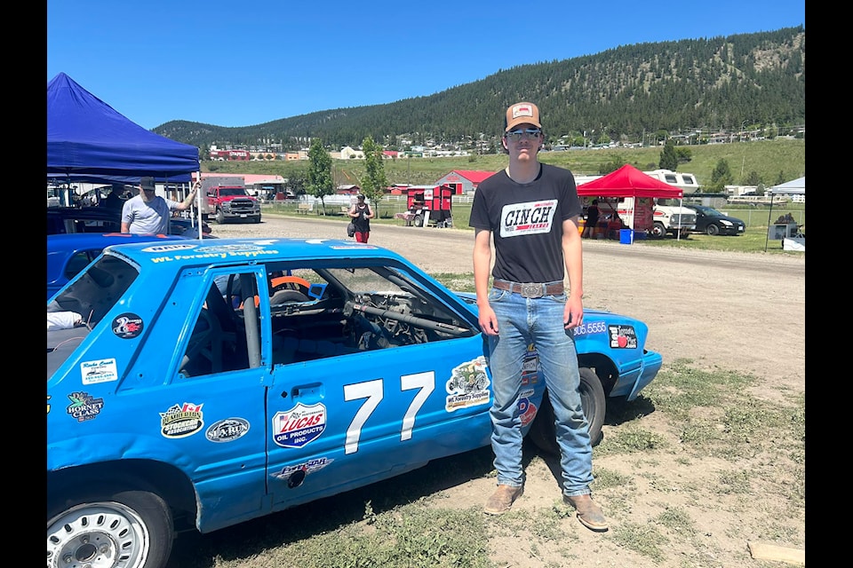 Asher Hollett, 16, will be racing for the first year at WL Forestry/Napa Thunder Mountain Speedway this season. 
