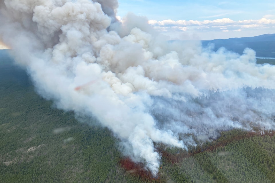 The Martin Lake wildfire on June 16, 2025.