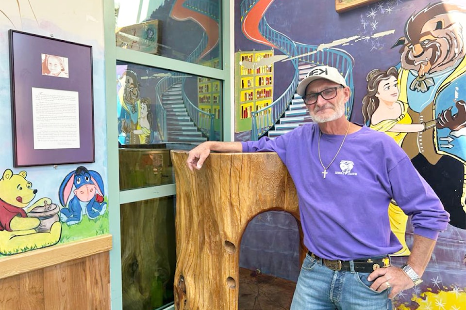 André Chevigny, who retired from Pioneer Log Homes of B.C. in 2017, has been busy with other projects including helping design a new Avril Chevigny playroom for the Cariboo Memorial Hospital redevelopment project. 