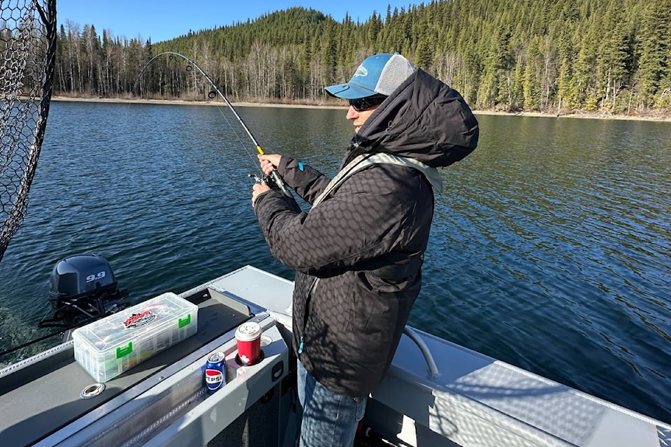 Wayne Pelley of Williams Lake is avid about fishing in the region. 