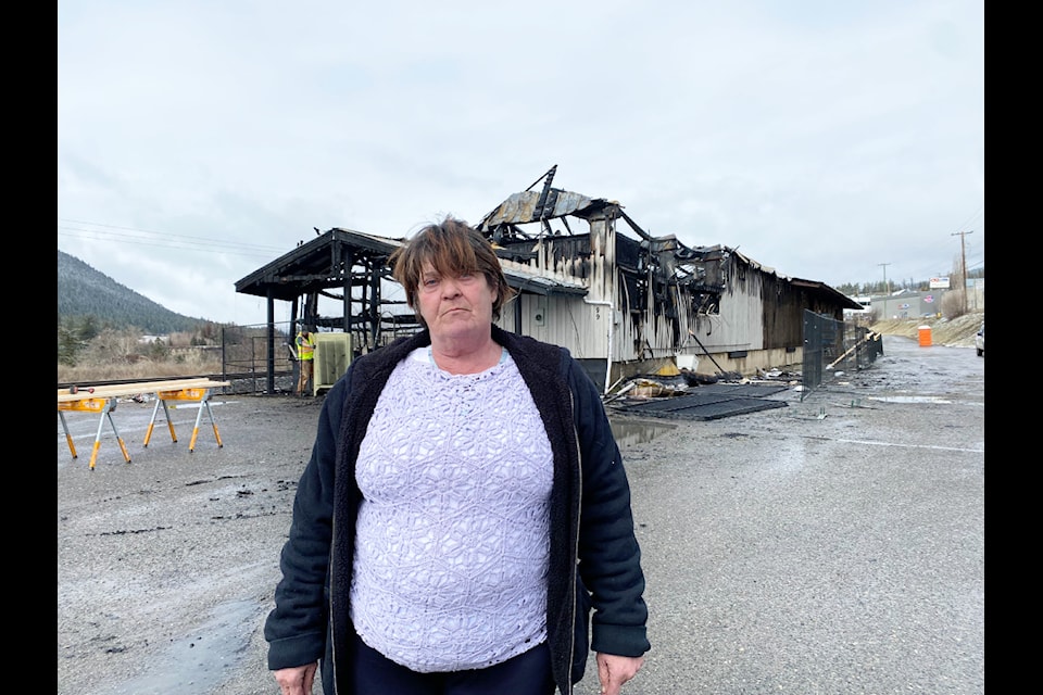 Karen Anderson's family business was lost to a fire on Thursday, March 27.