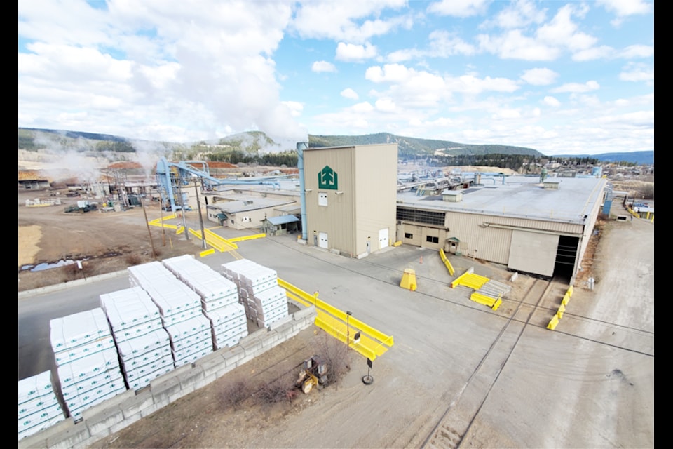 West Fraser employs 500 full-time workers at the sawmill and plywood plant in Williams Lake.