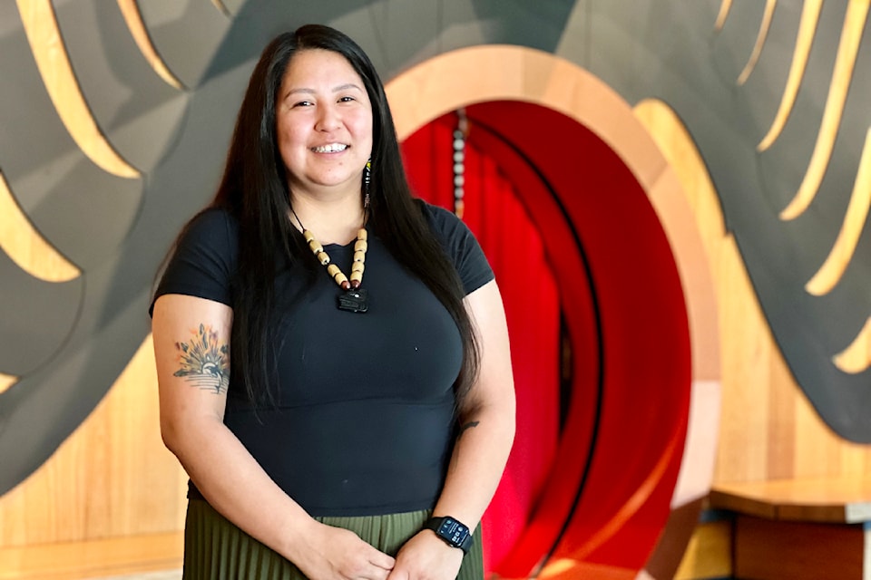 Tina Moore is the education and program coordinator at the Nisga'a Museum. (Angie Mindus photo/Black Press Media)