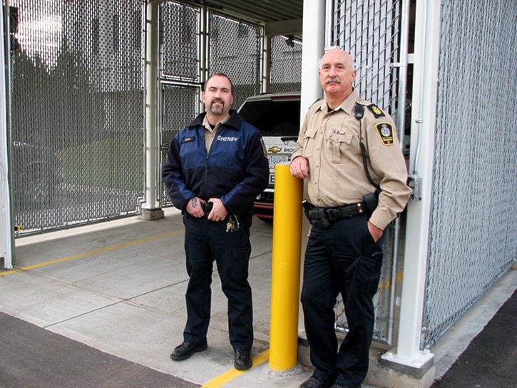 New sally port for Williams Lake courthouse