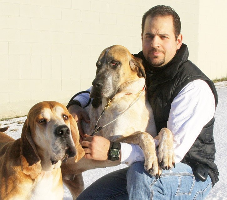 mly Kyle Lay with Layser Hounds