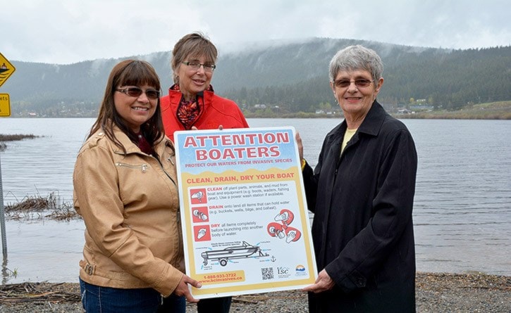 mly boating sign donated to Donna Barnett