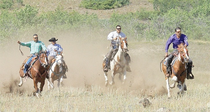 The great Nemiah Mountain Race, 36th Annual Nemiah Valley Rodeo.