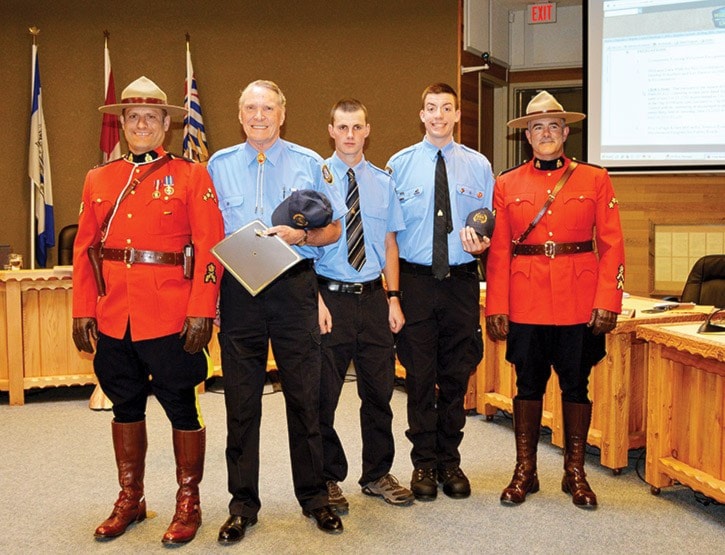 mly COPs honoured at city hall