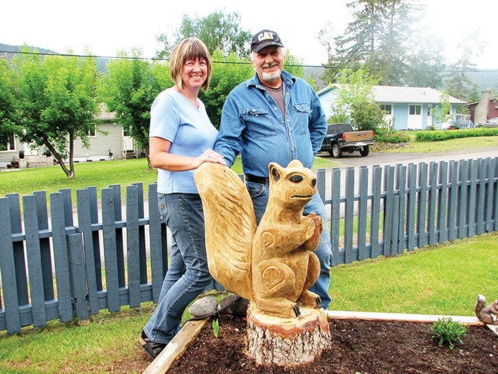 mly carved squirrel