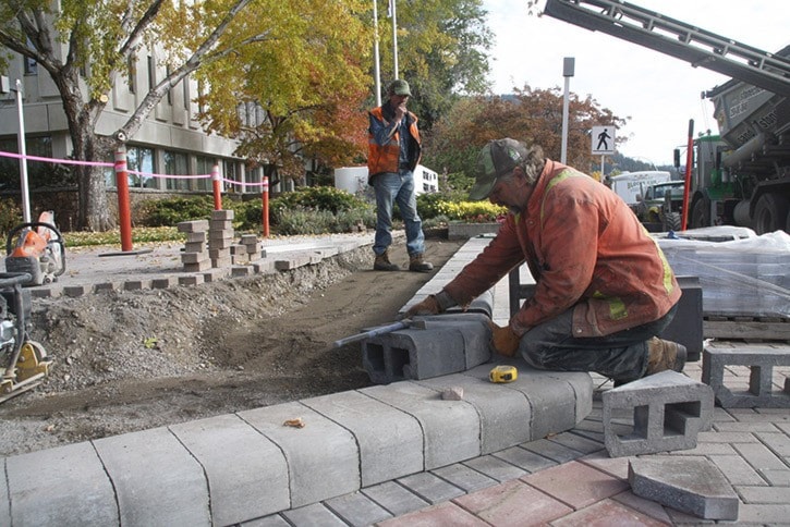 mly Improvements to the courthouse sidewalk and steps