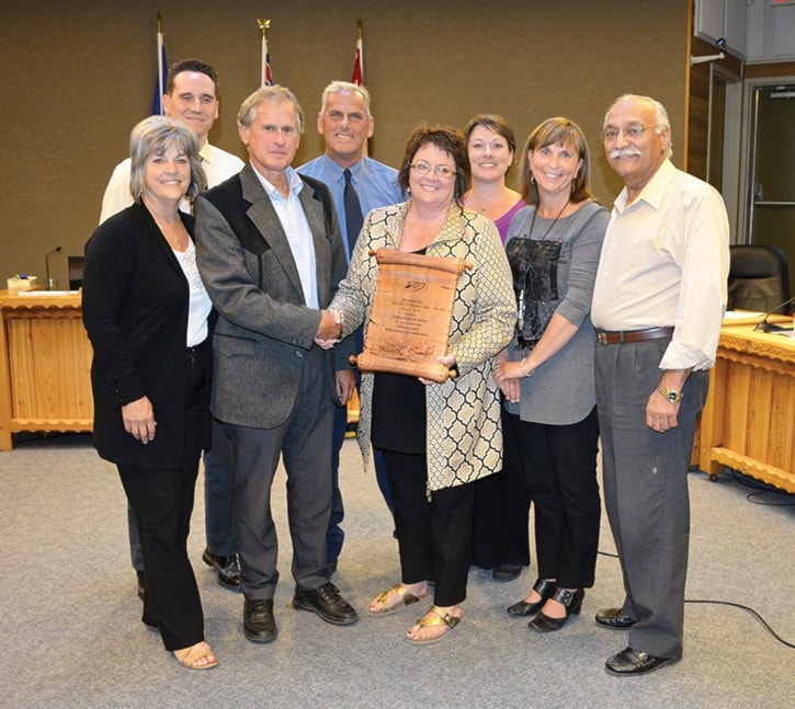 mly CRD presents council with birthday gift