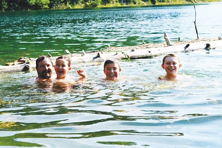 mly swimmers at Blue Lake May 31