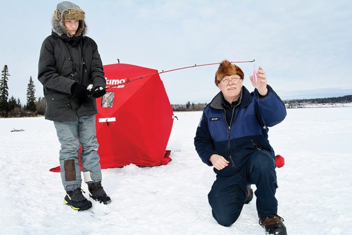 mly fishing with Len