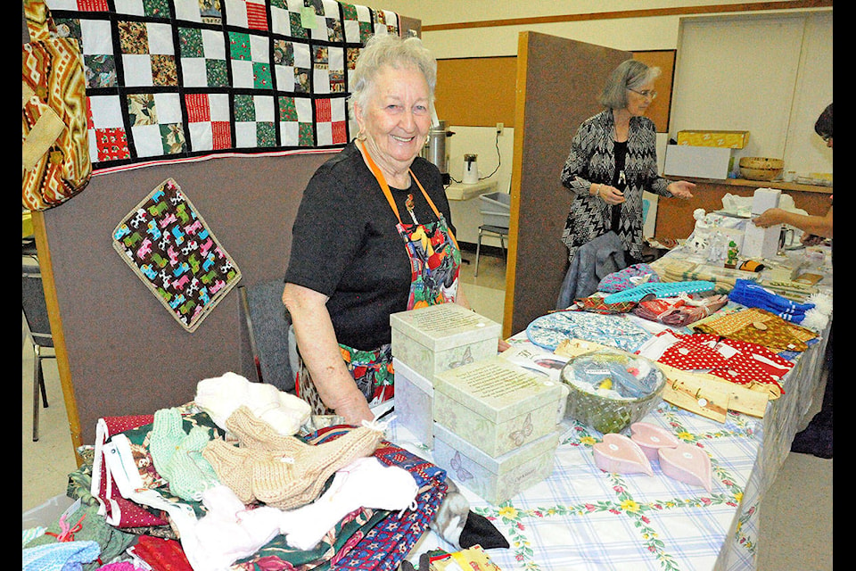 Shirley Crosina at the annual tea and market Saturday. Angie Mindus photos